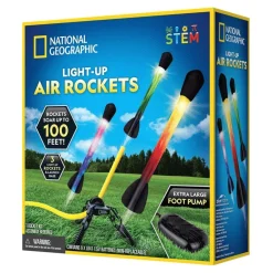Air Rockets -raketit LED-valoilla, 3 kpl