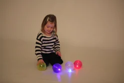 Aistipallot LED-valolla, 4 kpl