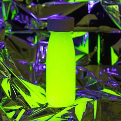 Aistipullo - Glow-in-the-dark keltainen
