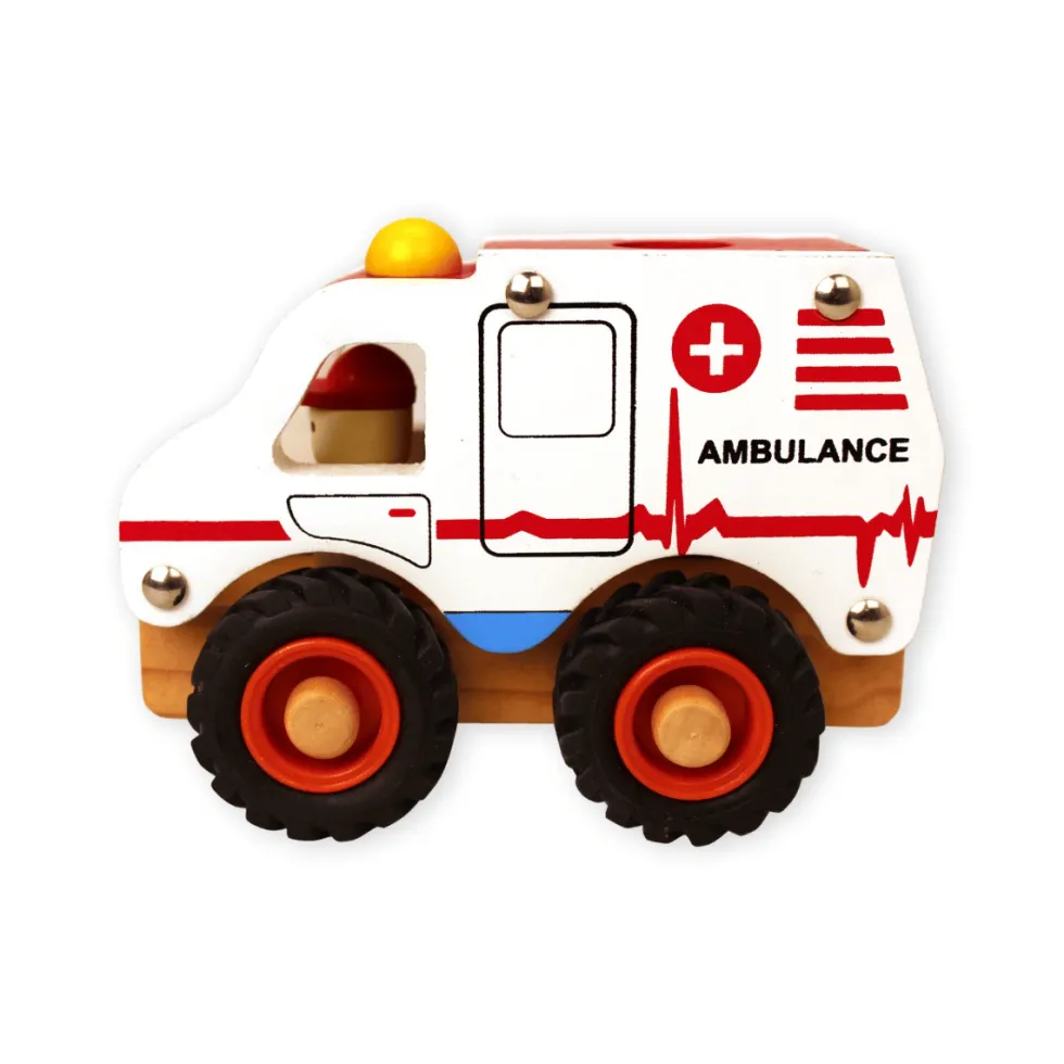 Ambulanssi kumipyörillä – K: 9,5 cm