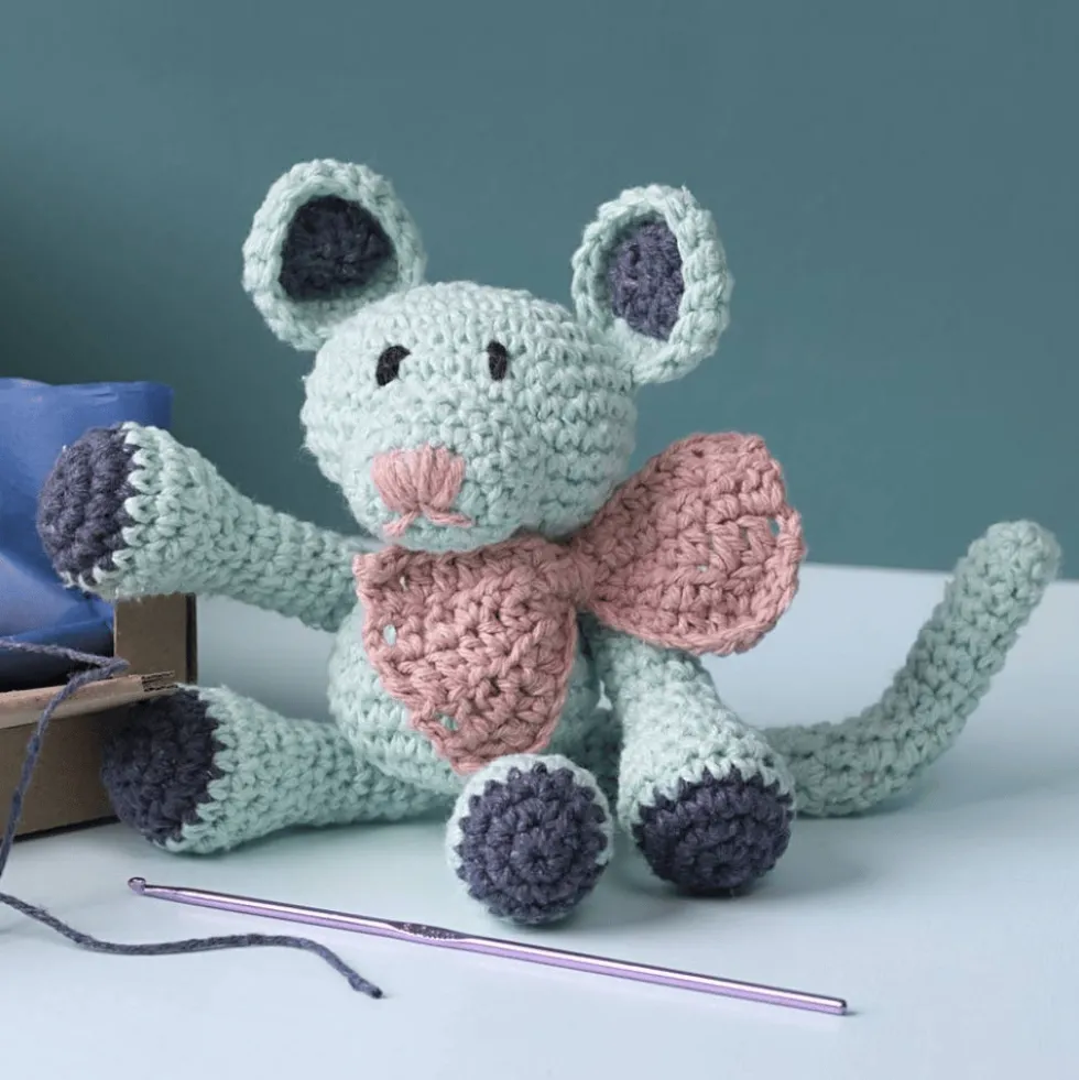 Amigurumi-virkkaussetti - Harri-hiiri