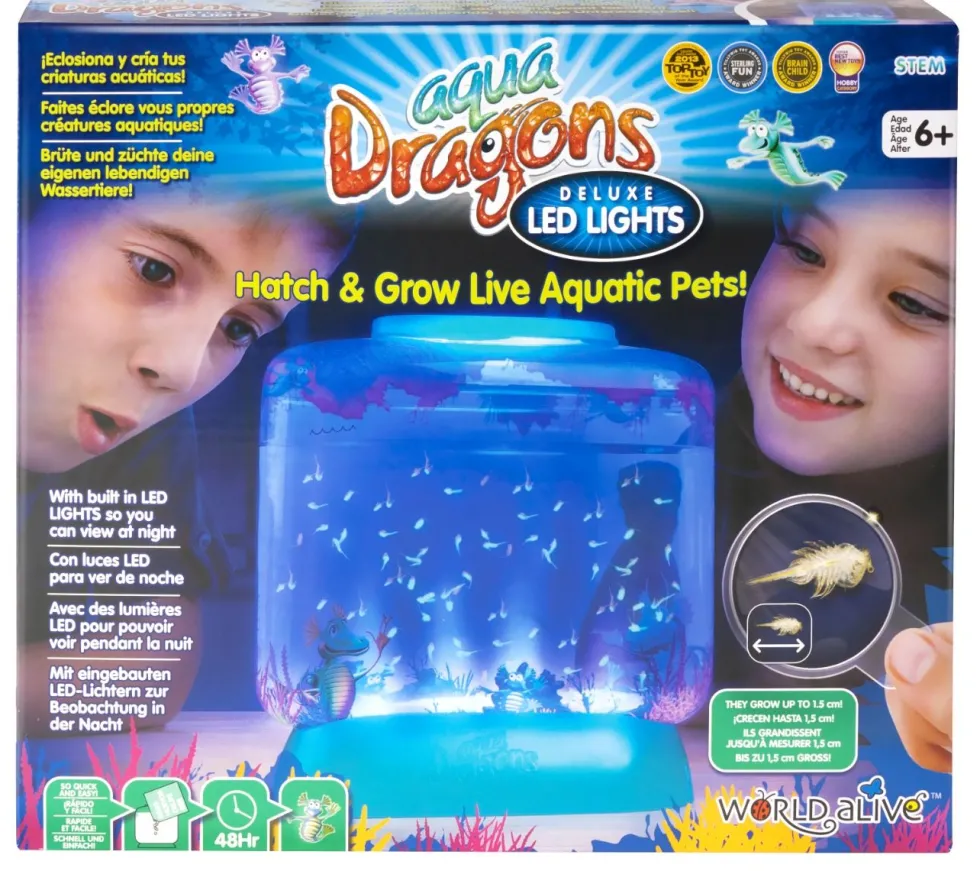 Aqua Dragons - Akvaariosetti LED-valolla