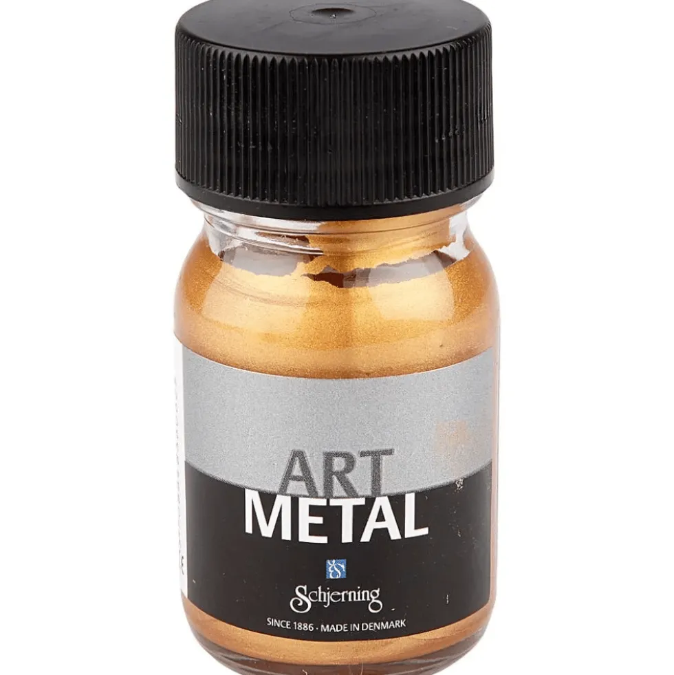 Askartelumaali, metallinen 30 ml - Kulta, 1 kpl