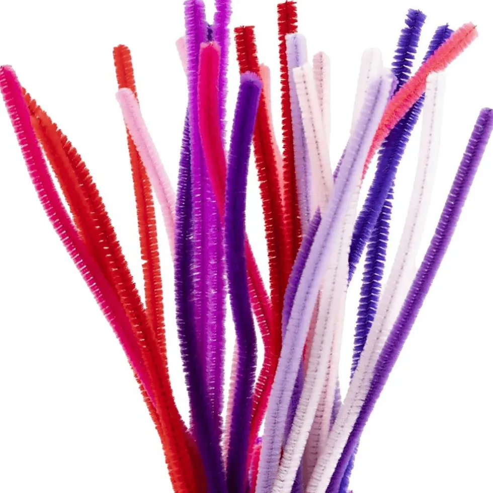Askartelupunos Ø6 mm. - Violetti/pinkki, 25 kpl
