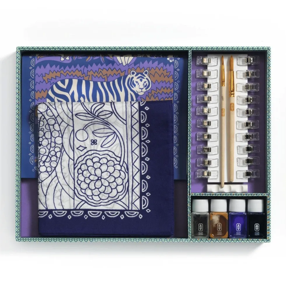 Atelier 10 – Silkkimaalaus (tiikerit)