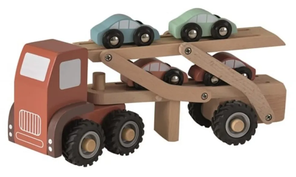 Autonkuljetusauto kumirenkailla