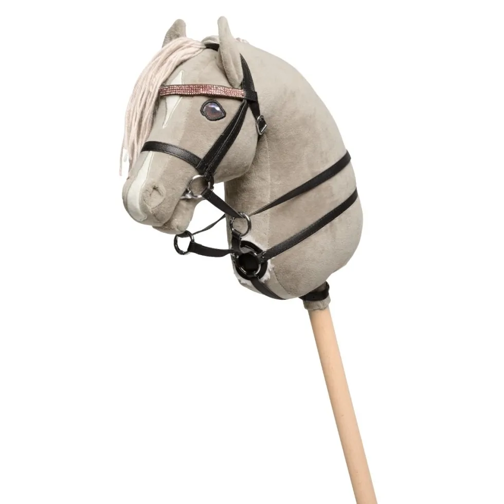 Cheval Roi lisävaruste - Martingaali, Musta/hopea