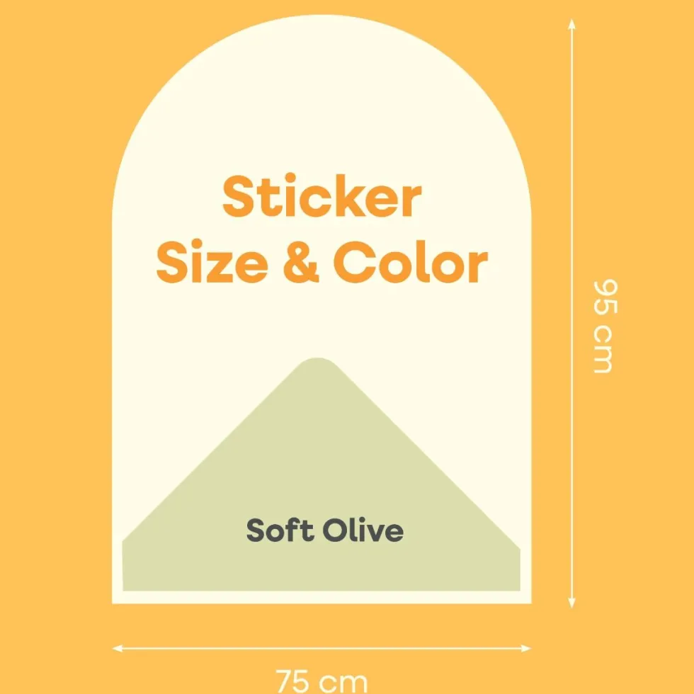 Cleverclixx | Magneettikalvo 95×75 cm, Soft Olive