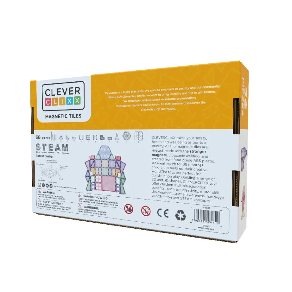 Cleverclixx | Pastel Mini, 36 osaa