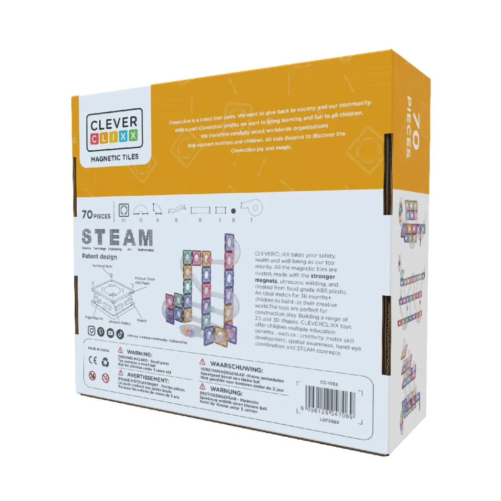 Cleverclixx | Pastel-pallorata, 70 osaa