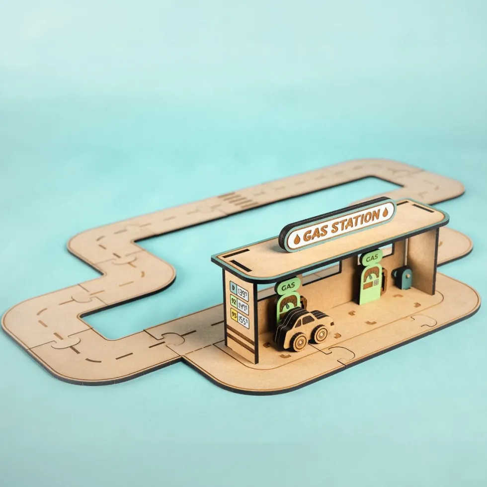 Crateit Town - Kaupungin huoltoasema, 28 osaa