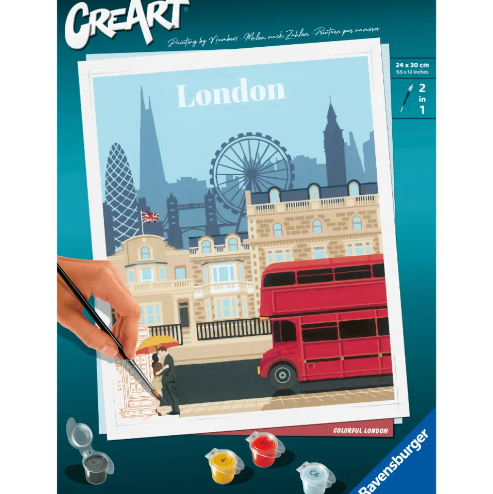 CreArt Paint by Numbers - Lontoo