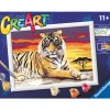 CreArt Paint by Numbers - Tiikeri