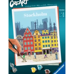 CreArt Paint by Numbers - Tukholma