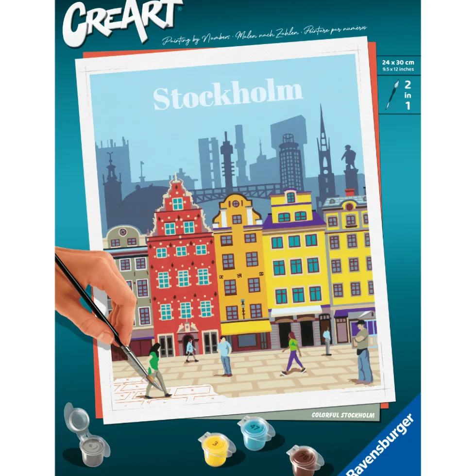 CreArt Paint by Numbers - Tukholma