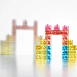 Cubes 2 cm - Läpinäkyvä, 100 kpl