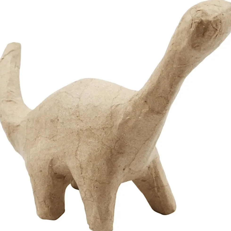 Dinosaurus paperimassasta - Pitkäkaula, 15,5 cm