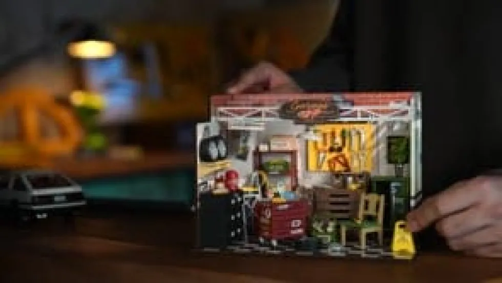DIY Minimaailma - Pieni autokorjaamo