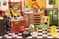 DIY Minimaailma - Pieni autokorjaamo