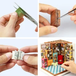 DIY Minimaailma - Pieni kirjakauppa