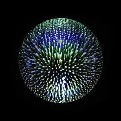 3D lasilamppu LED-valolla