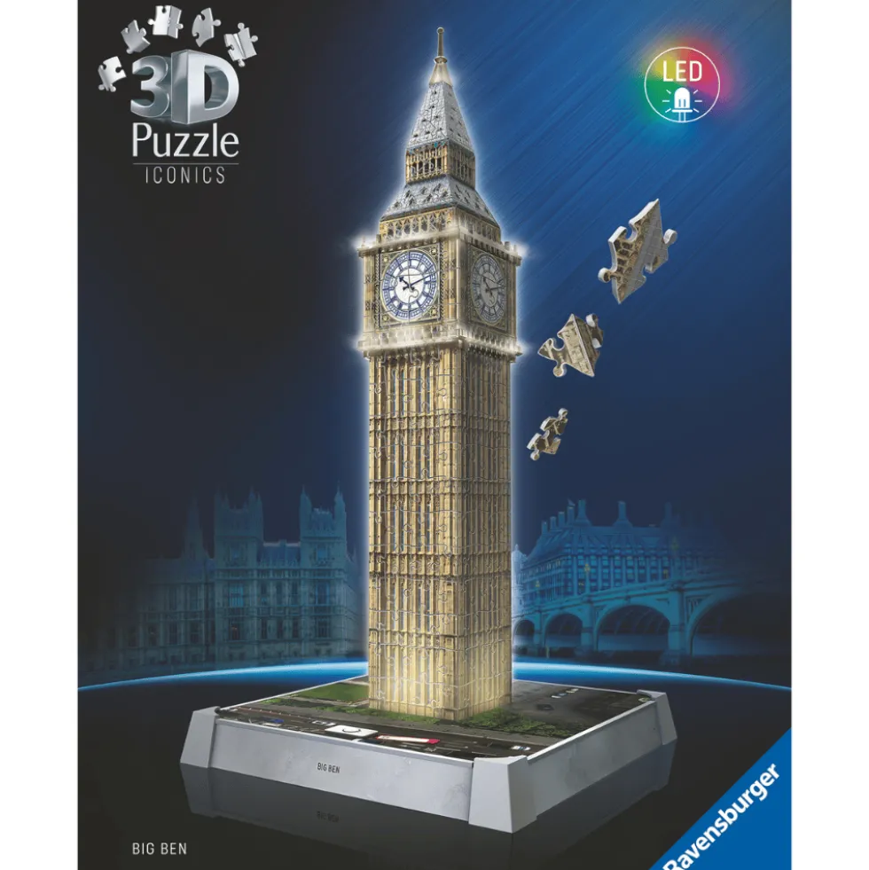 3D-LED-palapeli, 216 palaa - Big Ben