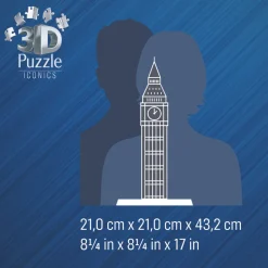 3D-LED-palapeli, 216 palaa - Big Ben