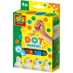 Dot Markers XXL, 4 kpl