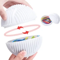 Fidget-aistipallo Ø11 cm – Valkoinen