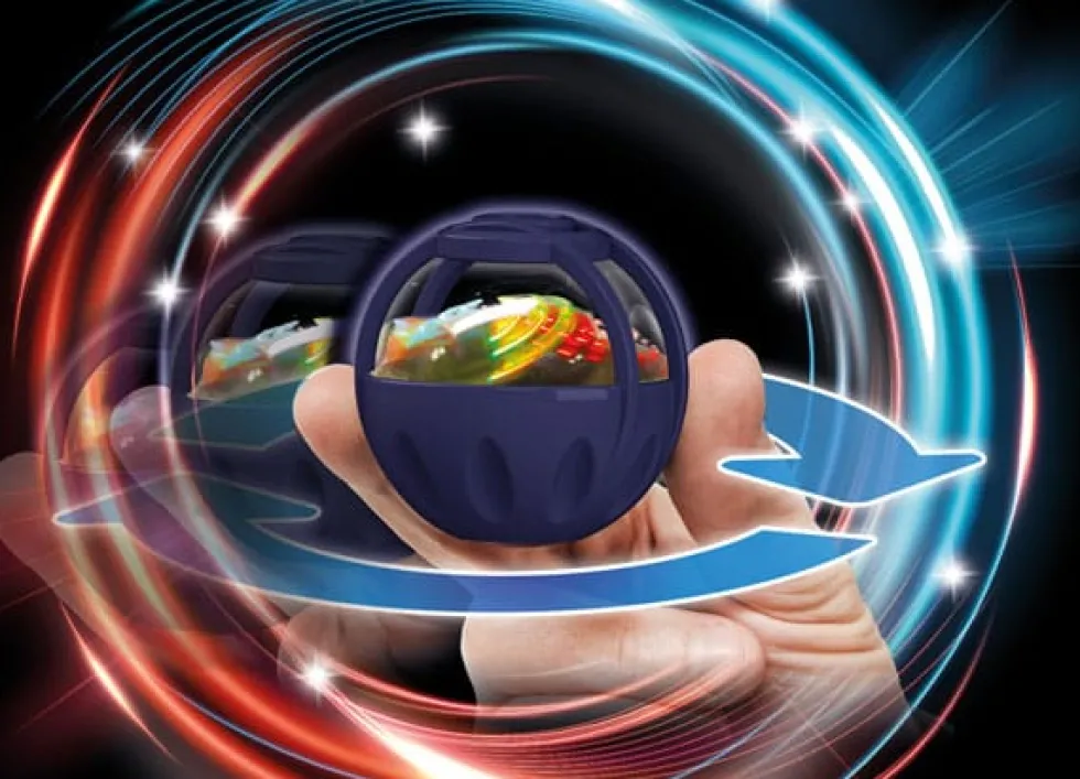 Fidget-spinneri valolla
