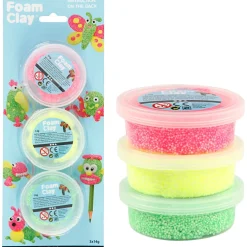 Foam Clay 3 x 14 gr - Neon