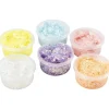 Glitter Clay 6 x 20 ml - Pastellivärit