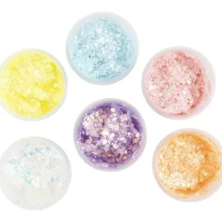Glitter Clay 6 x 20 ml - Pastellivärit
