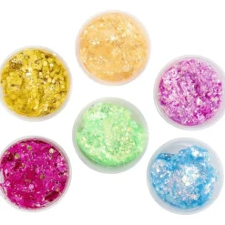 Glitter Clay 6 x 20 ml - Perusvärit
