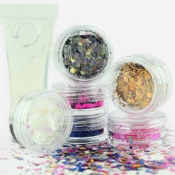 Glittersetti kasvoille ja vartalolle