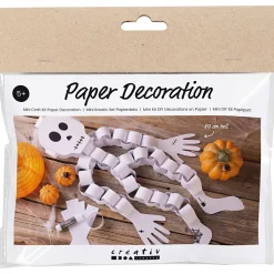 Halloween-pussi - Paperinen luuranko
