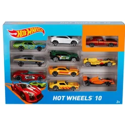 Hot Wheels -autot, lajitelma, 10 kpl
