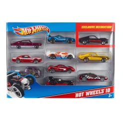 Hot Wheels -autot, lajitelma, 10 kpl