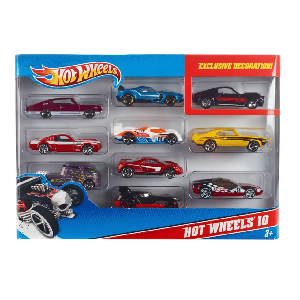 Hot Wheels -autot, lajitelma, 10 kpl