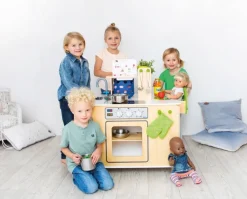 4-in-1 leikkiasema - Taloudenhoito