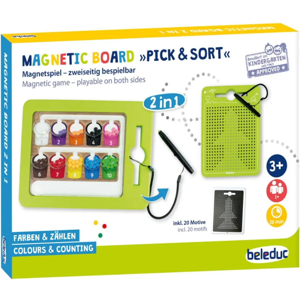2-in-1-magneettitaulu – Laske ja piirrä