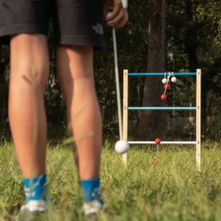 2-in-1 porrasgolf ja heittopeli