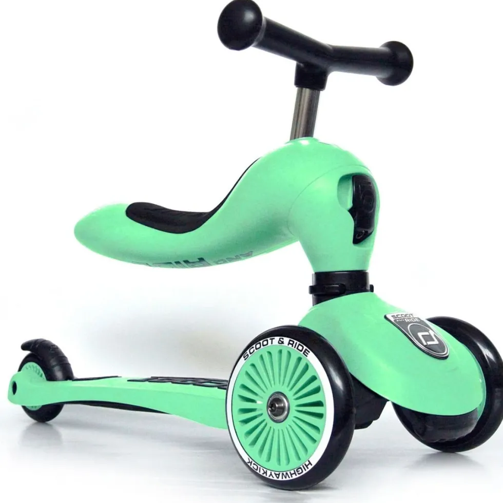 2-in-1 Potkulauta/-pyörä - Highwaykick 1, Kiwi