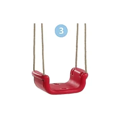 3-in-1 vauvakeinu - Keltapunainen