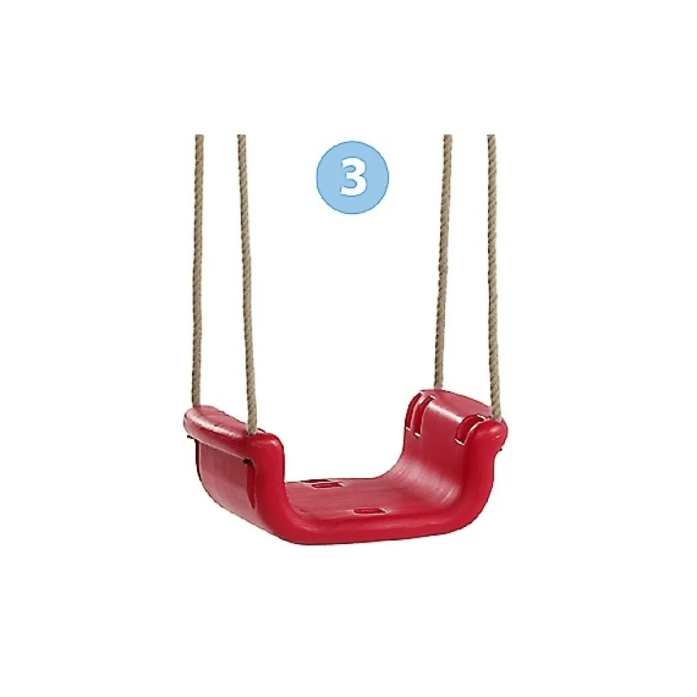 3-in-1 vauvakeinu - Keltapunainen