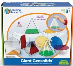 Isot geometriset muodot, 10 kpl