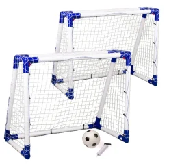 Jalkapallomaali Junior 2 kpl - 110 x 90 x 60 cm