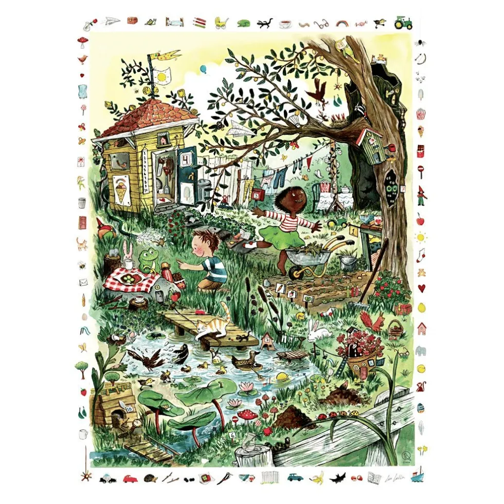 Juliste 50 x 70 cm – Pelle & Ronja -puuhajuliste