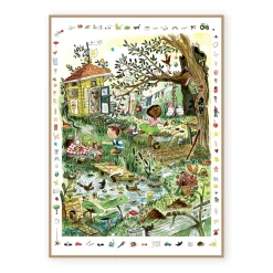 Juliste 50 x 70 cm – Pelle & Ronja -puuhajuliste