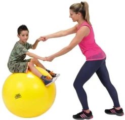 Jumppapallo - Keltainen, 75 cm
